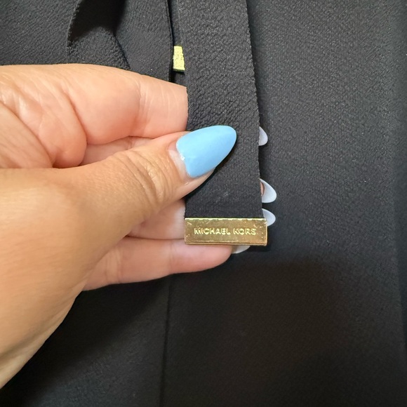 Michael Kors Women's Black Wide Leg Palazzo Pants Elastic Drawstring Waist Sz S - Picture 5 of 12